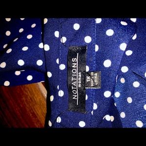 Notations long shirt dress